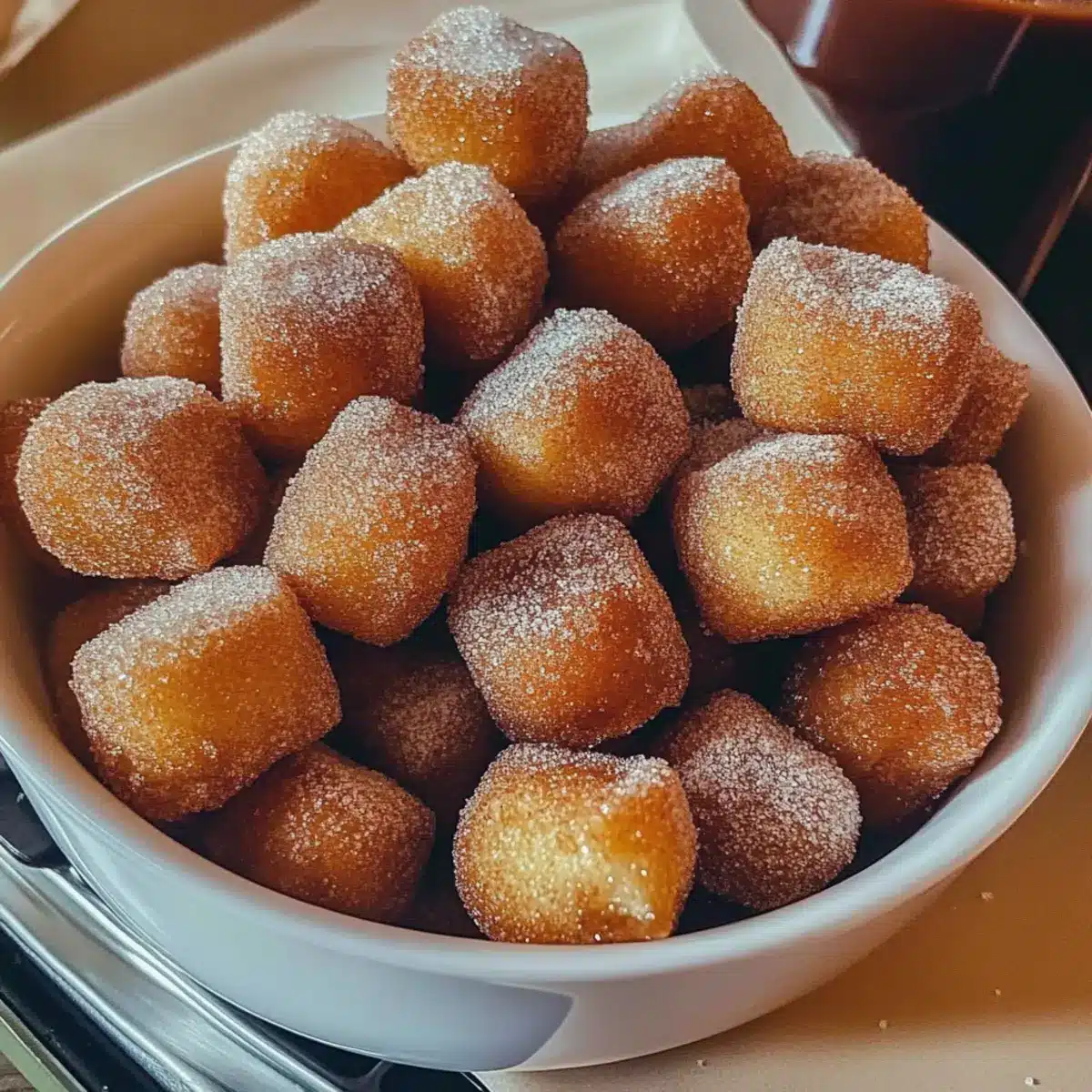 Sweet Air Fryer Churro Bites Recipe