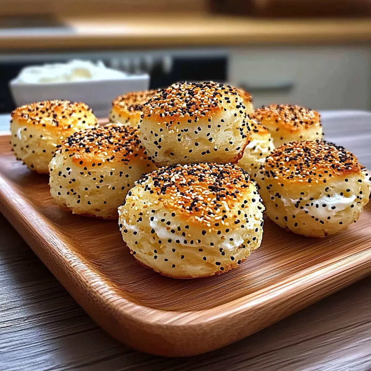 High-Protein Bagel Bites