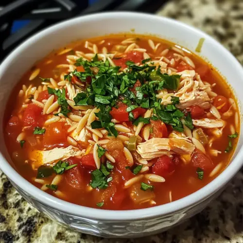 Chicken Orzo Tomato Soup