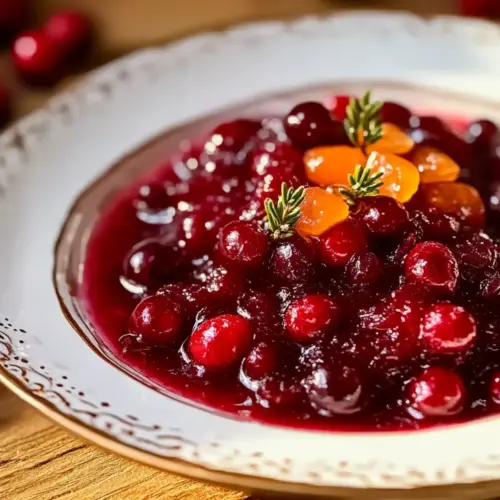 Grand Marnier Cranberry Sauce