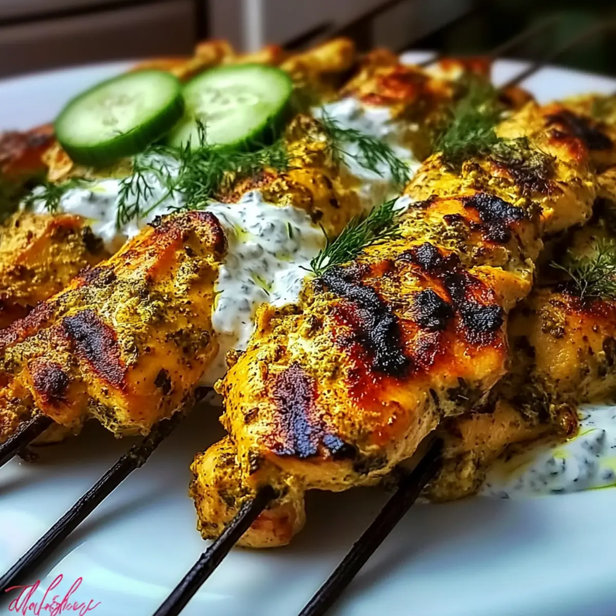 Chicken Shawarma with Yogurt Sauce