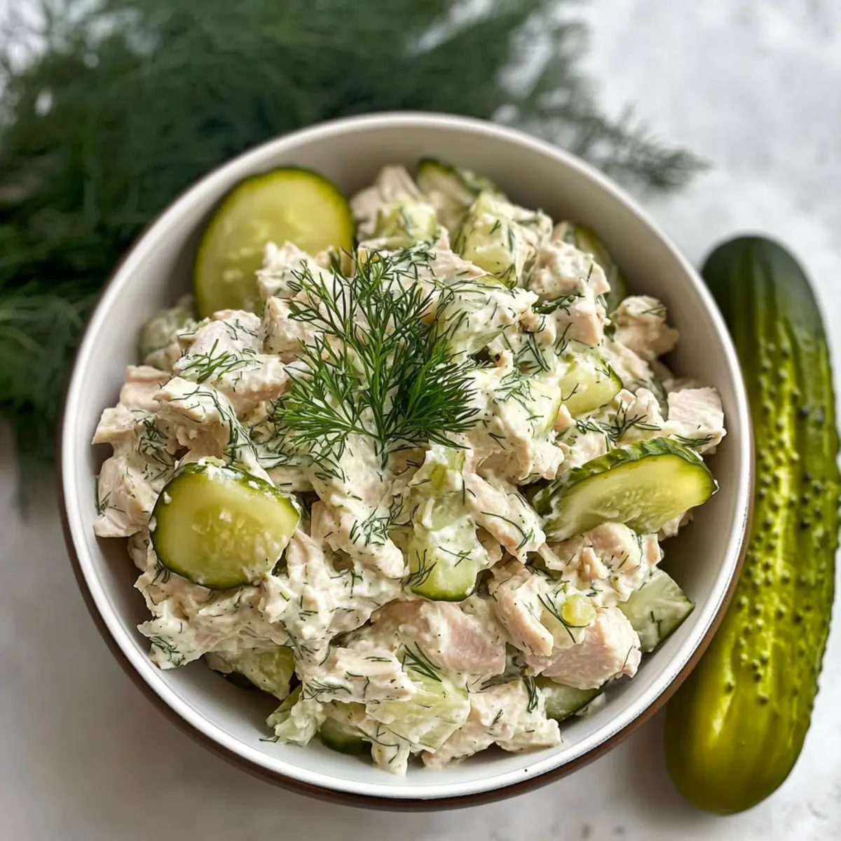 Dill Pickle Chicken Salad