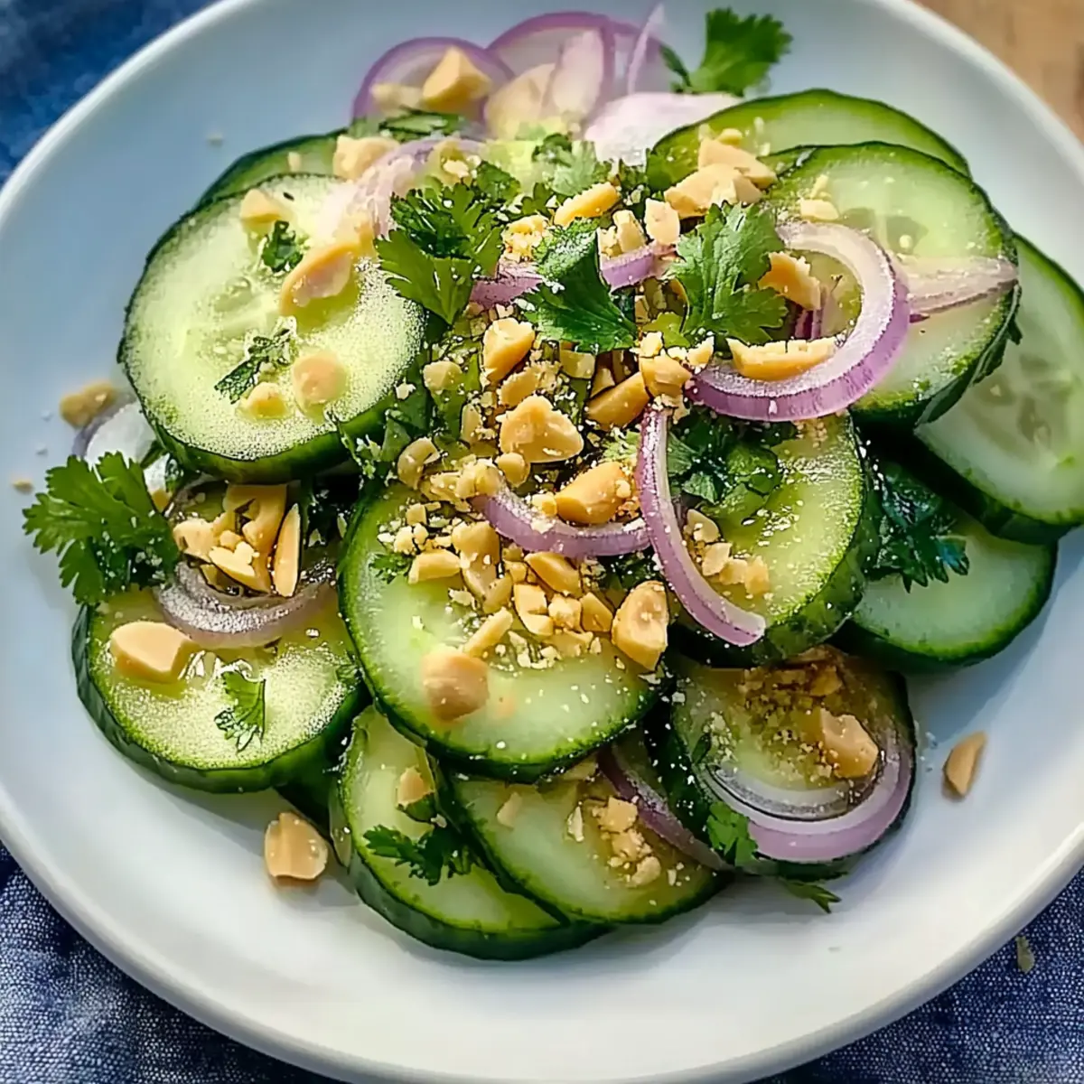 Juicy Thai Cucumber Salad