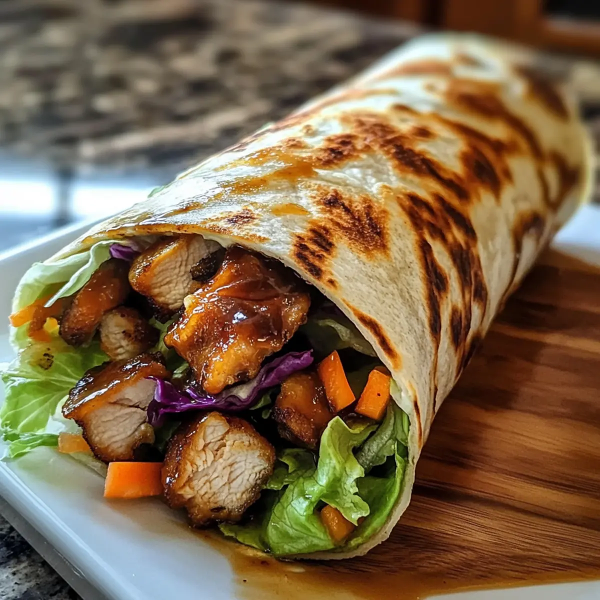 Teriyaki Chicken Wrap Recipe