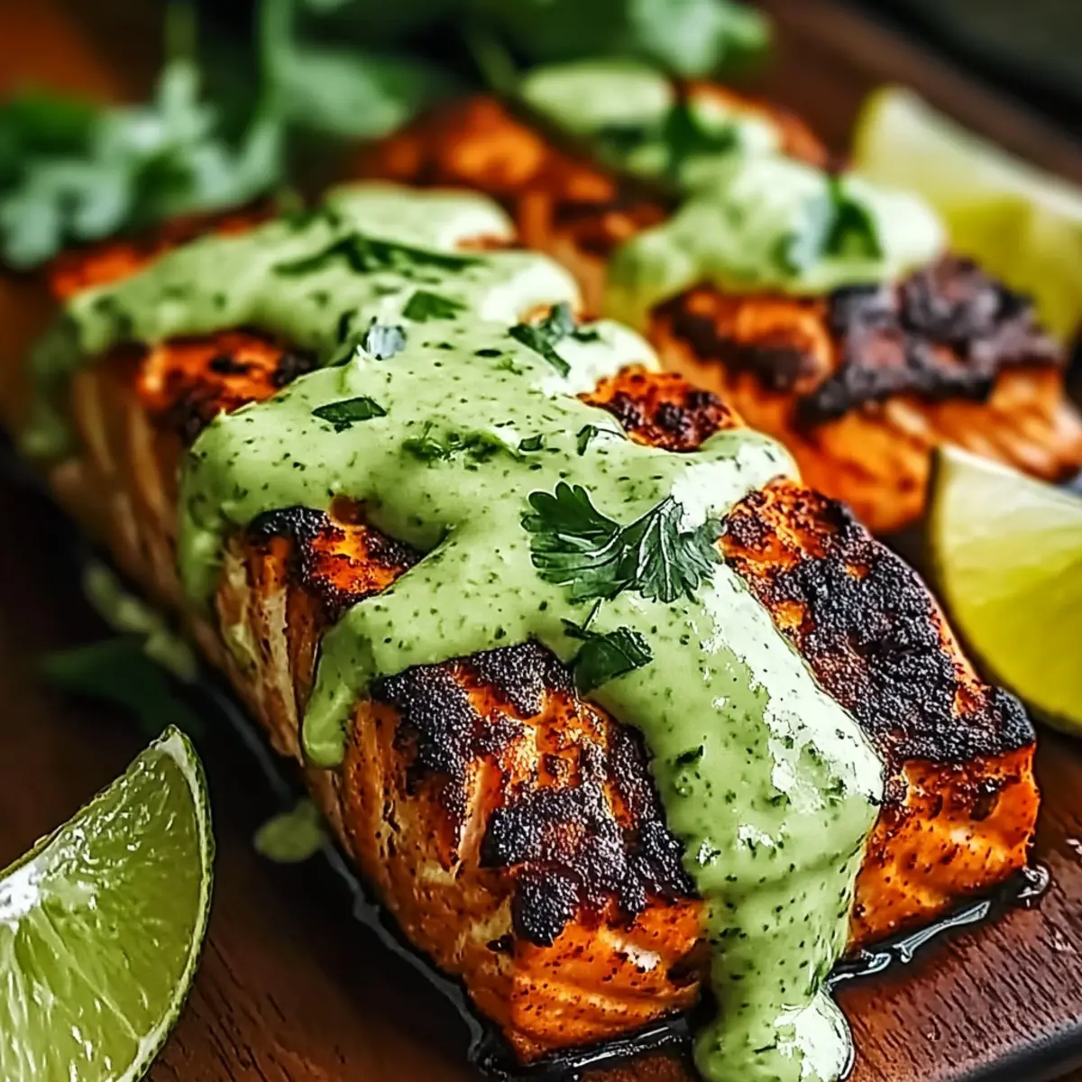 Cajun Salmon Avocado Lime