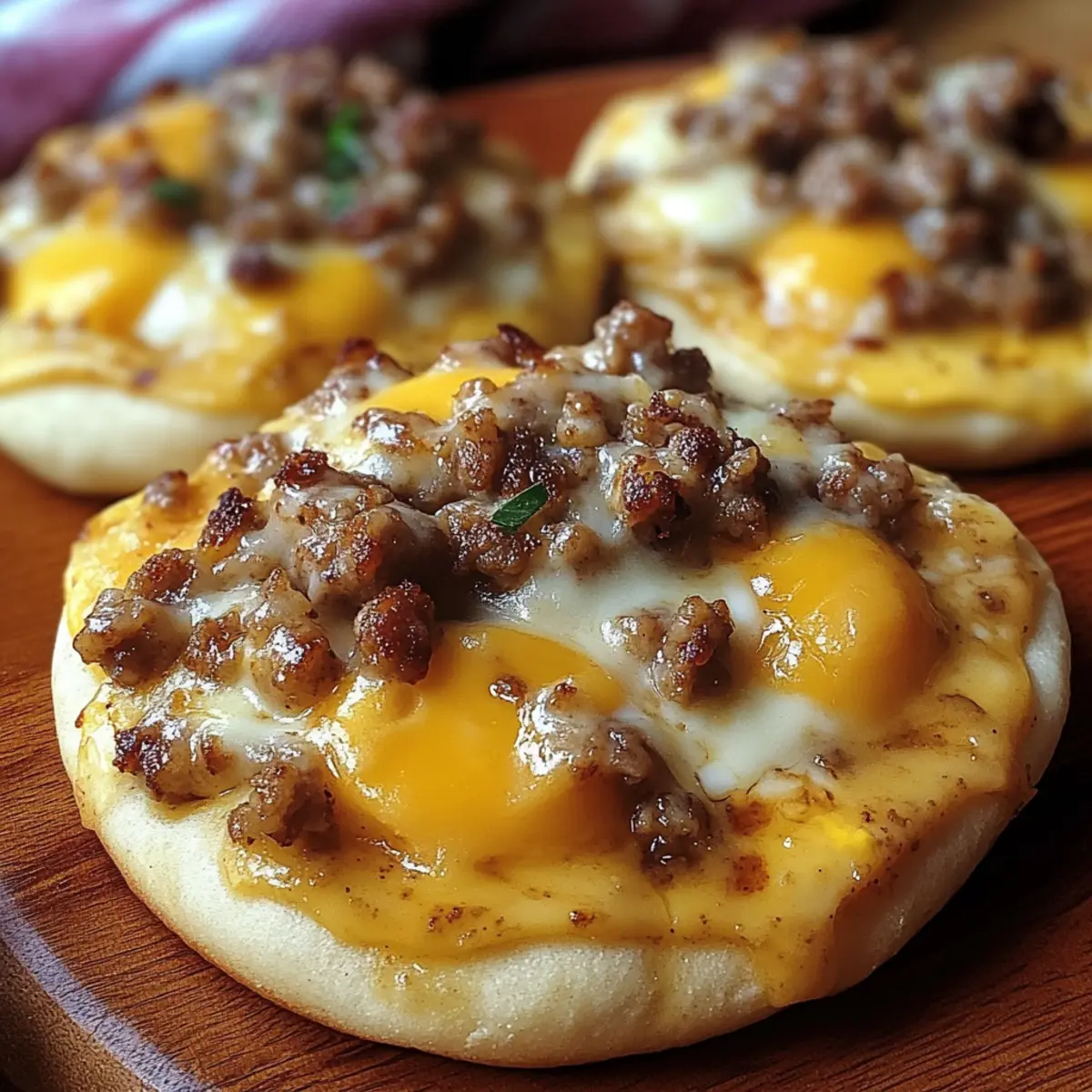 English Muffin Breakfast Pizza