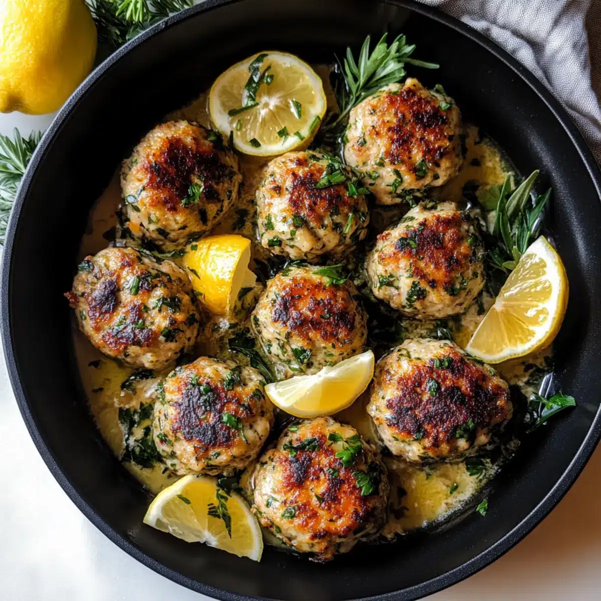 Fresh Herb Chicken Meatbals