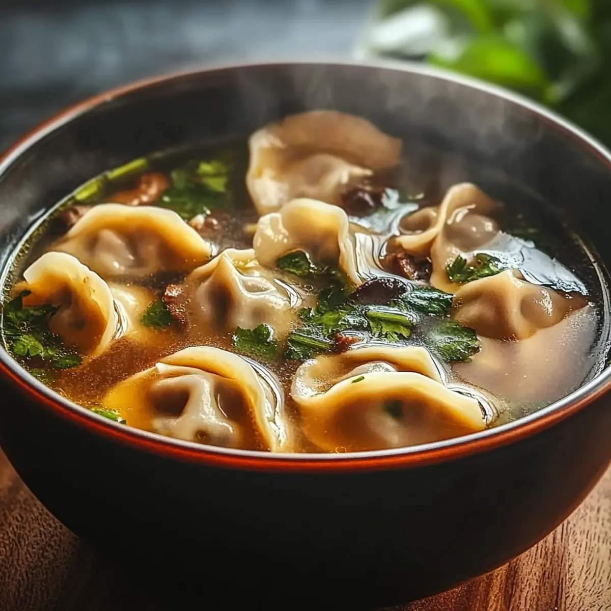 Potsticker Soup Comforting Flavorful Bowl