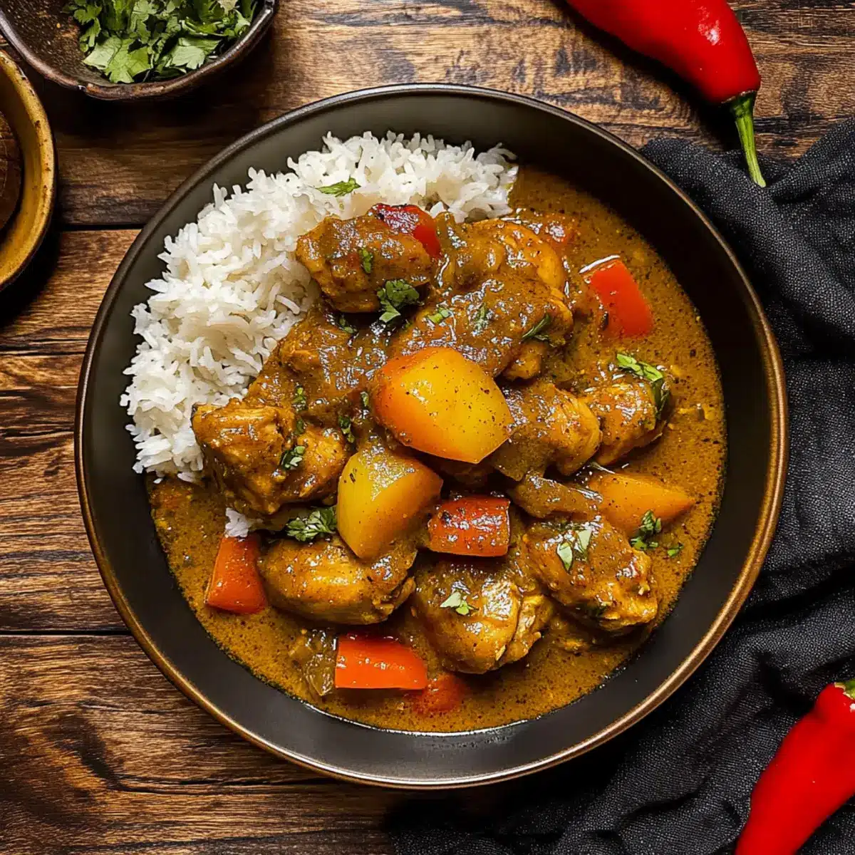 Authentic Jamaican Curry Chicken