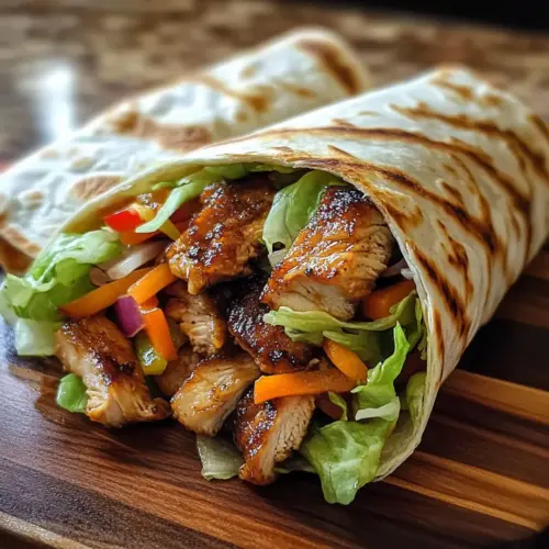 Teriyaki Chicken Wrap Recipe