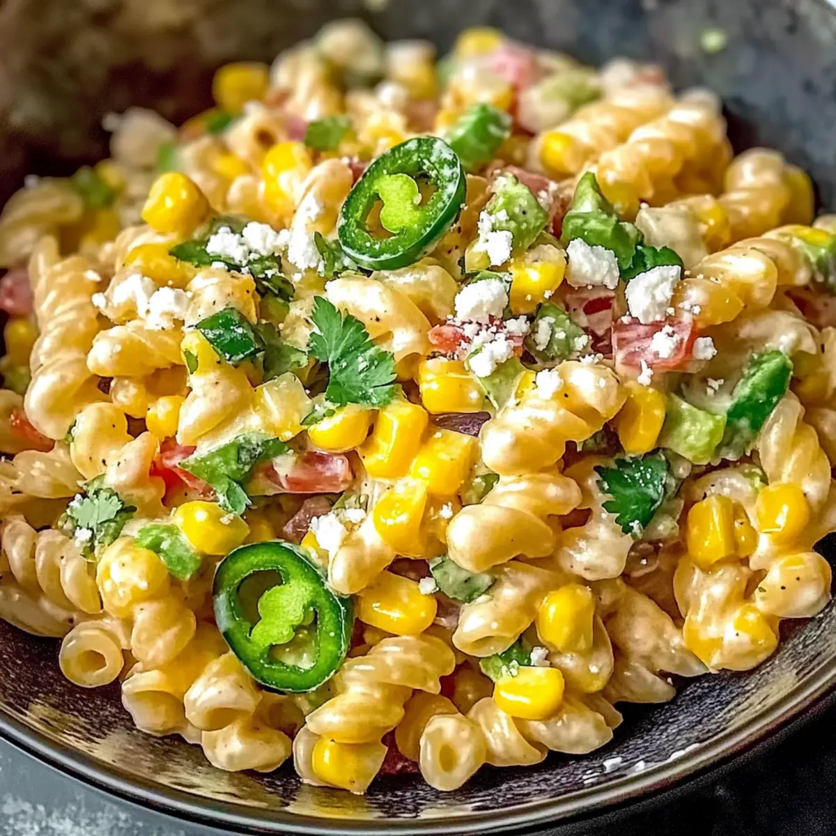 Mexican Street Corn Pasta Salad