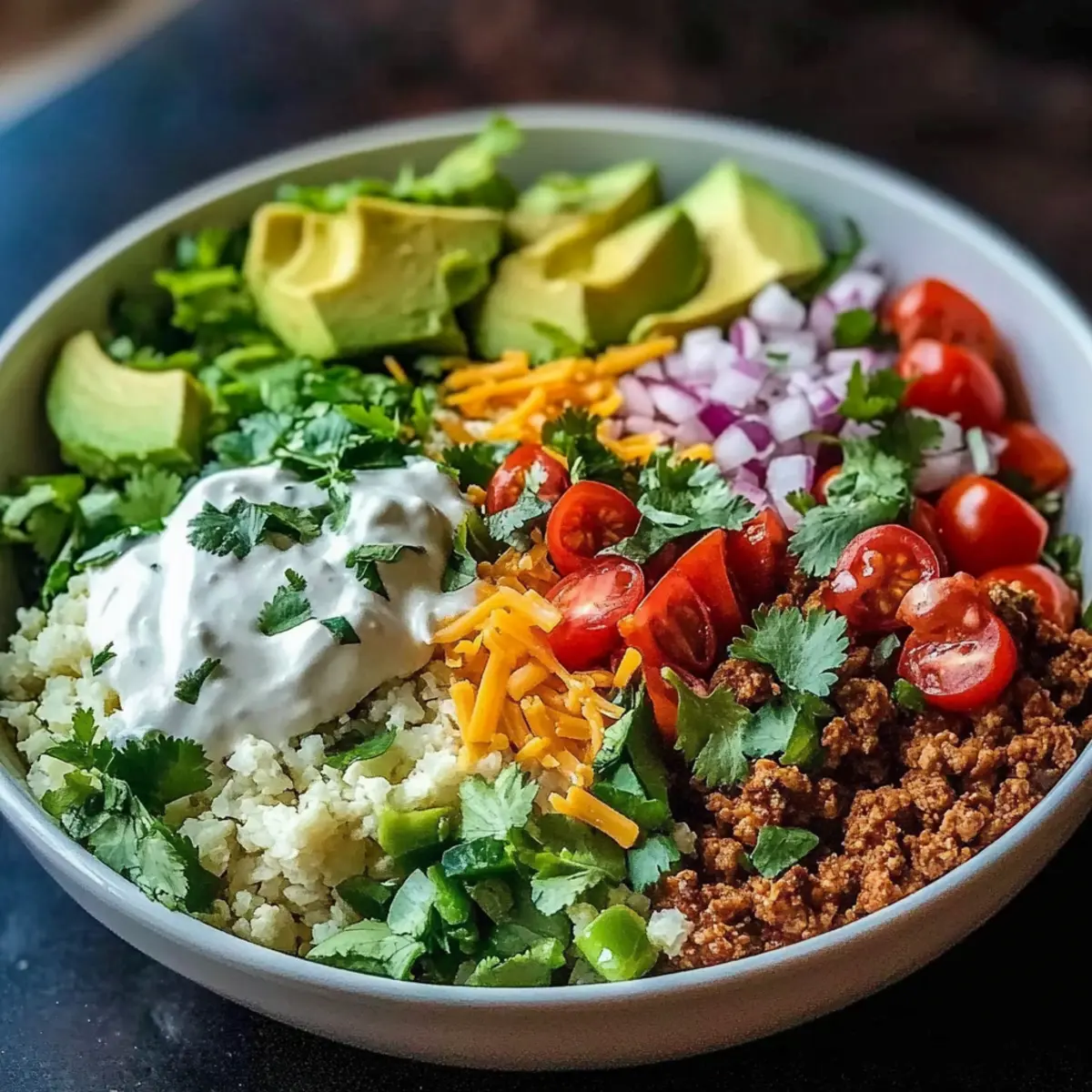 Low Carb Burrito Bowl