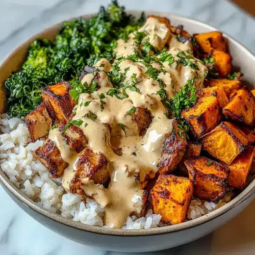 Healthy Chicken & Sweet Potato Bowls
