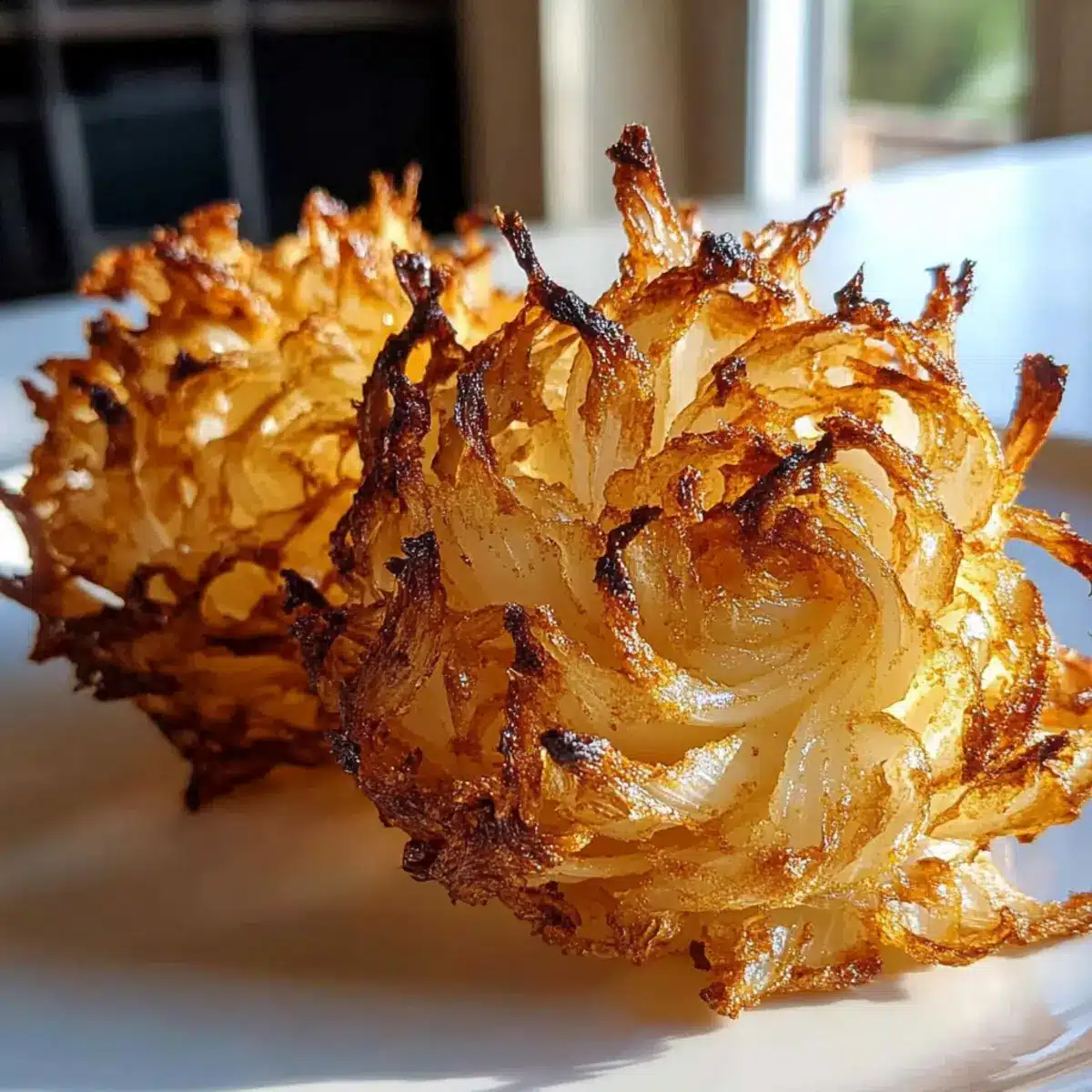 Mini Air Fryer Blooming Onions