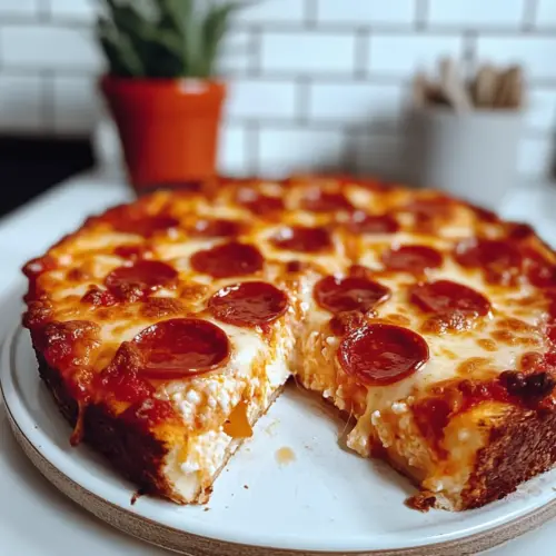 Pizza Cottage Cheese Bake