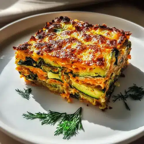 Zucchini and carrot slice