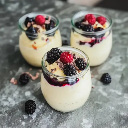 High Protein Vanilla Pudding
