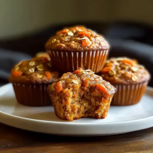 One-Bowl Carrot Oatmeal Muffins