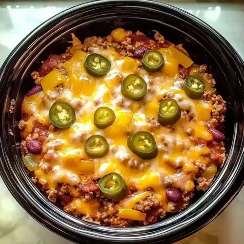 Slow Cooker Taco Casserole