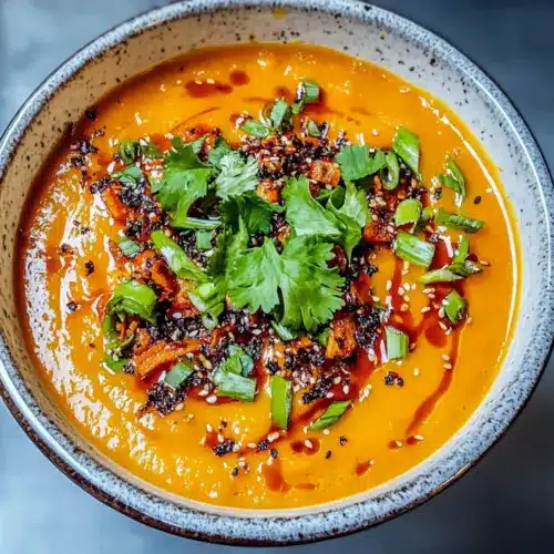Spicy Miso Carrot Soup