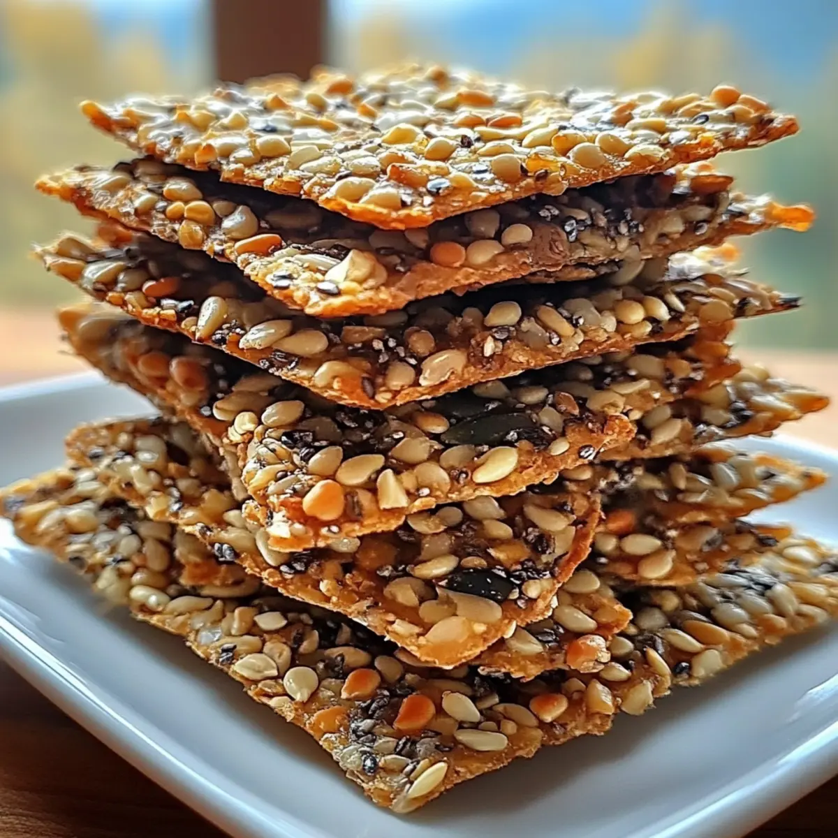 Gluten-Free Seed Crackers