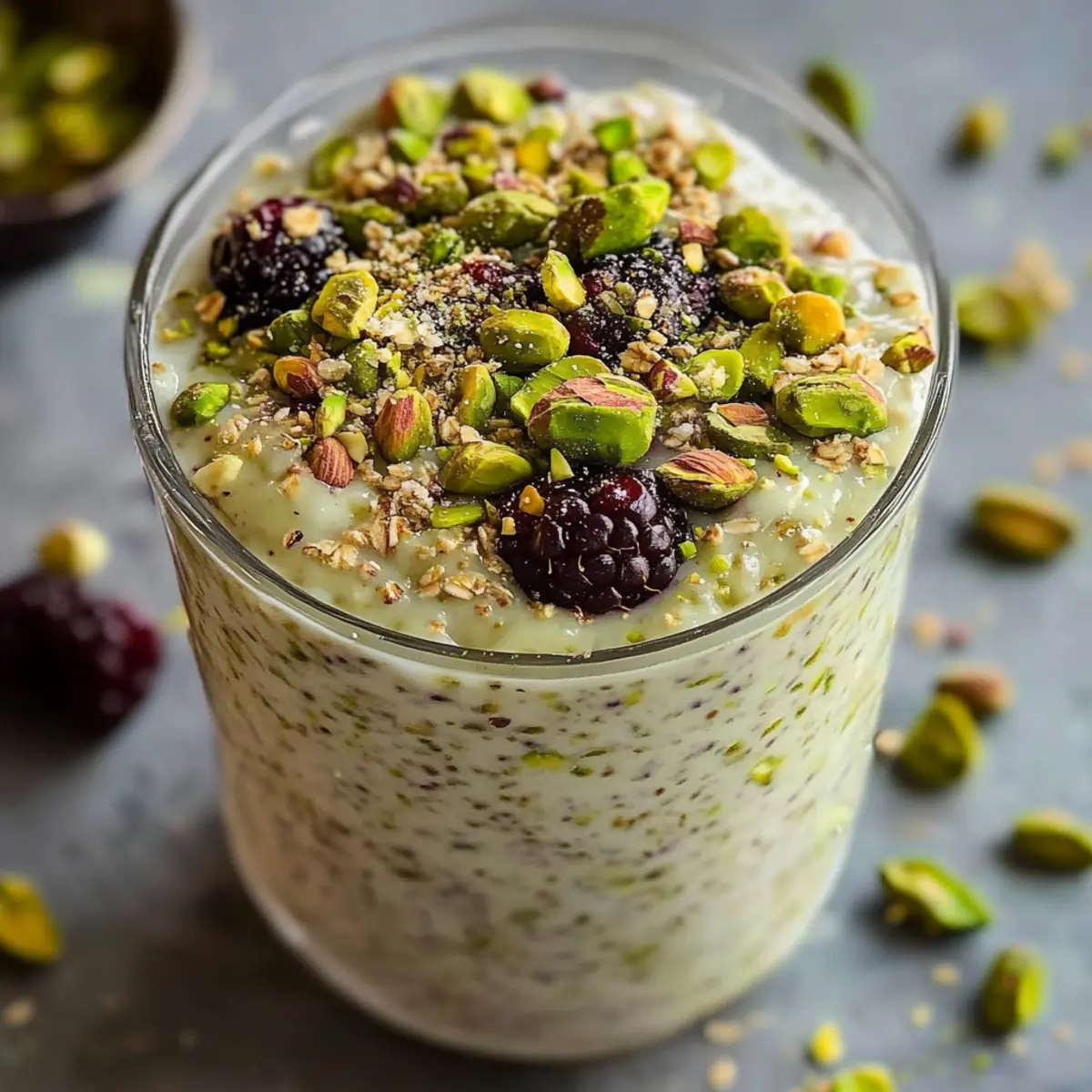 Pistachio Overnight Oats