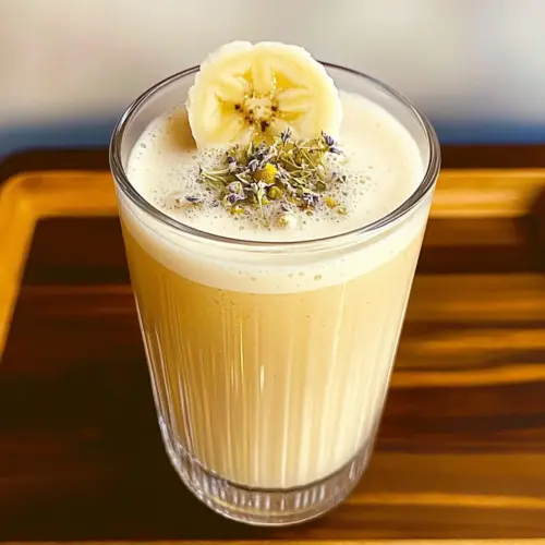 Banana Chamomile Tea Smoothie