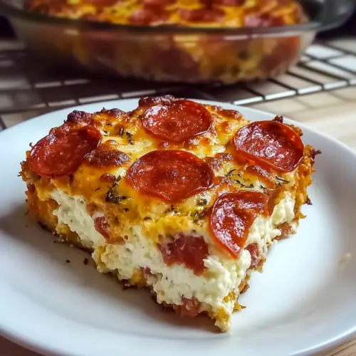 Pizza Style Cottage Cheese Bake
