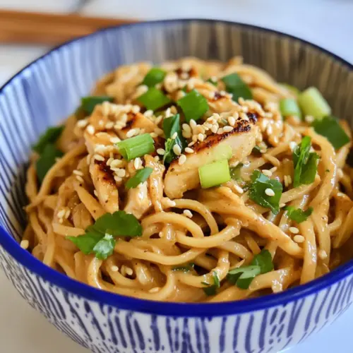 Super Easy Peanut Sesame Noodles