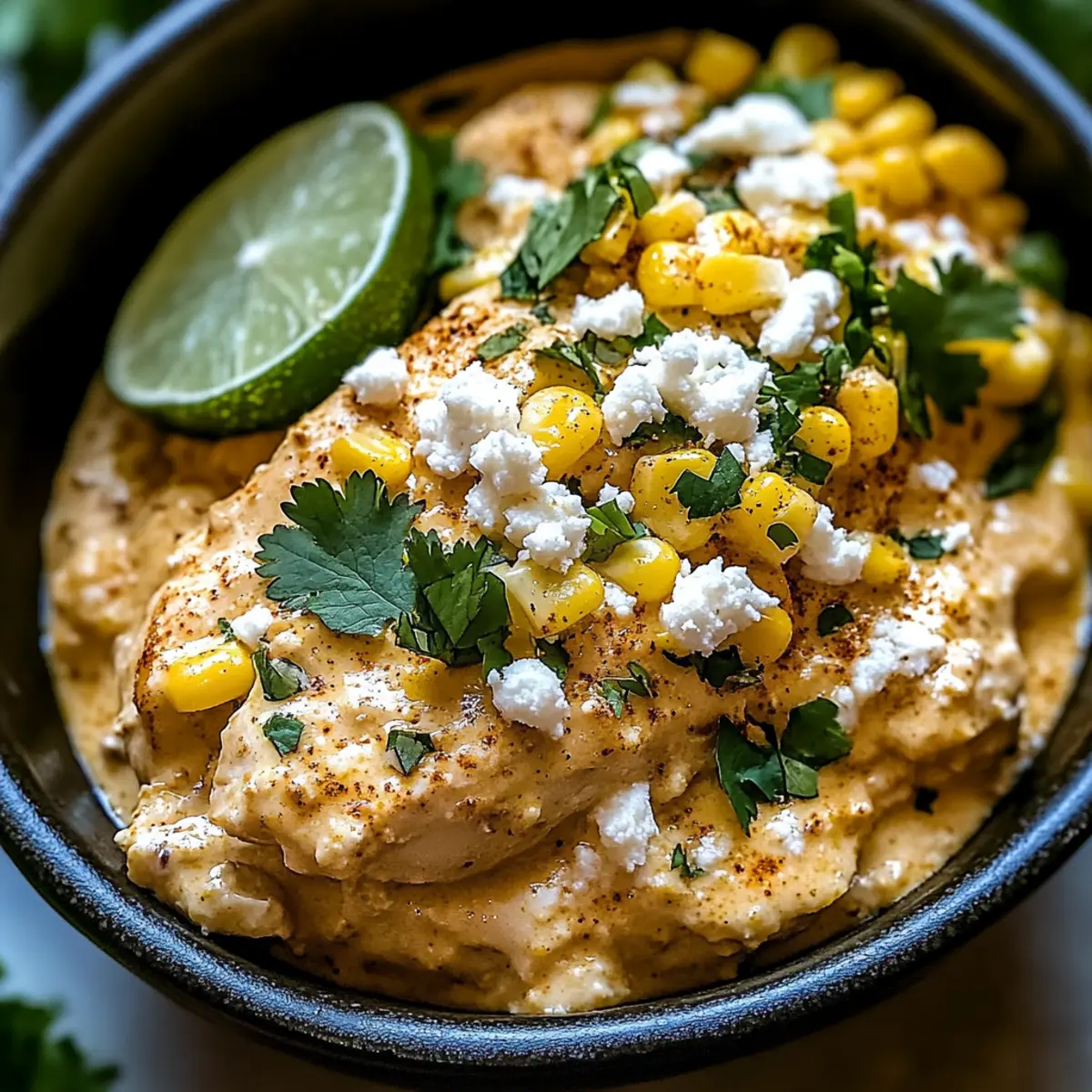 Slow Cooker Street Corn Chicken