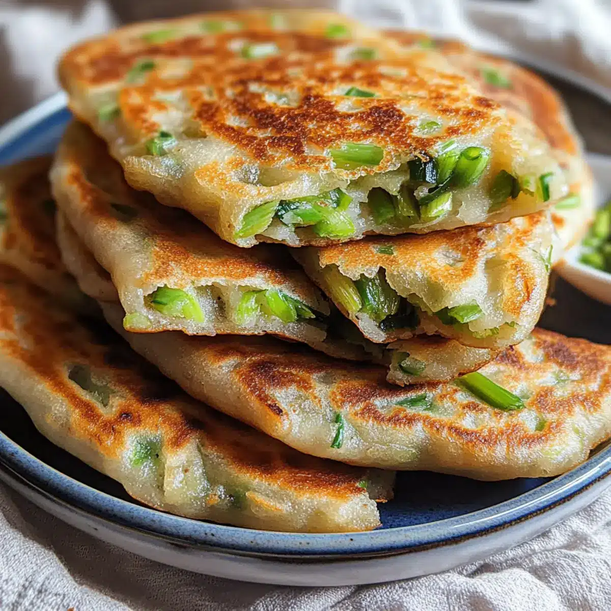 Crispy Chinese Scallion Pancakes