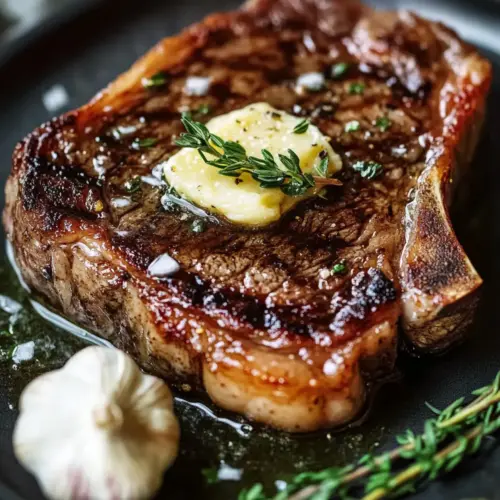 Pan-Seared Steak with Garlic Butter