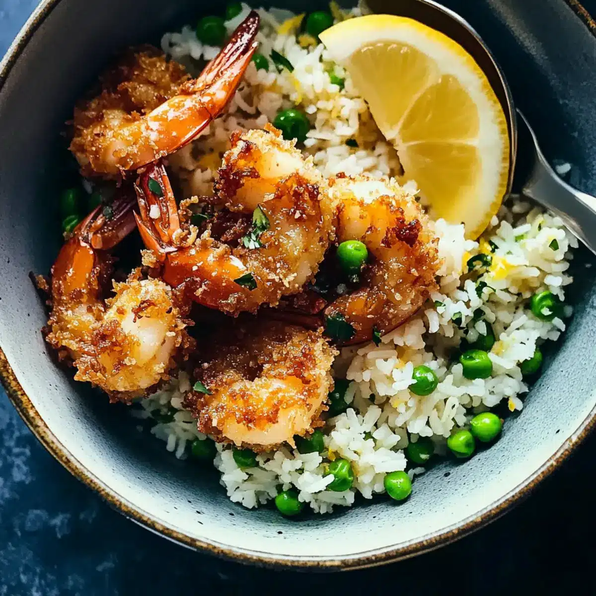 Baked Coconut Shrimp with Springy Rice