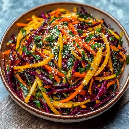 Rainbow Carrot Sesame Salad
