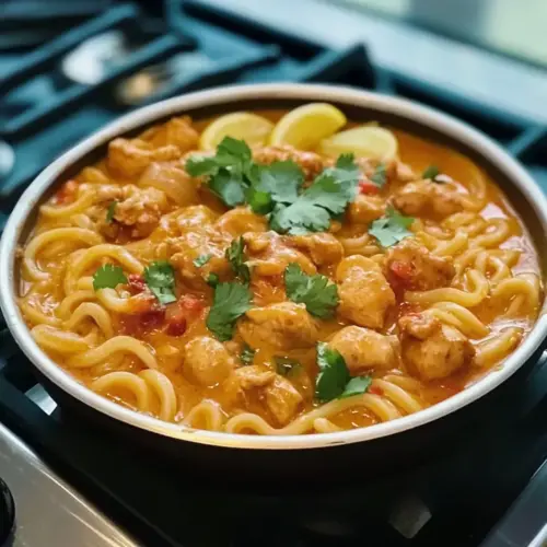 Coconut Red Curry Chicken Udon