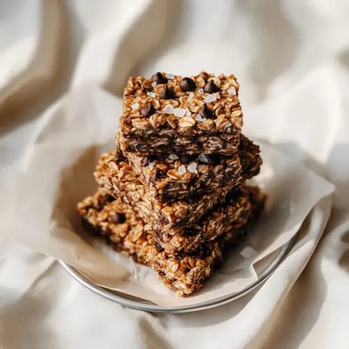 CHOC CHIP SEA SALT GRANOLA SQUARES