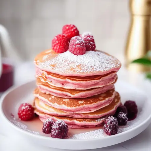 Beetroot Pink Pancakes