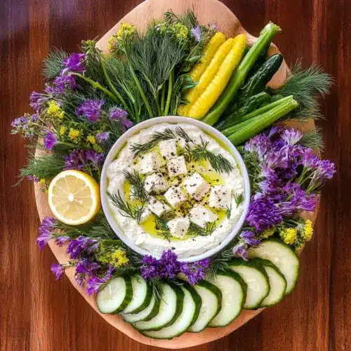 Mediterranean Lemon Feta Dip