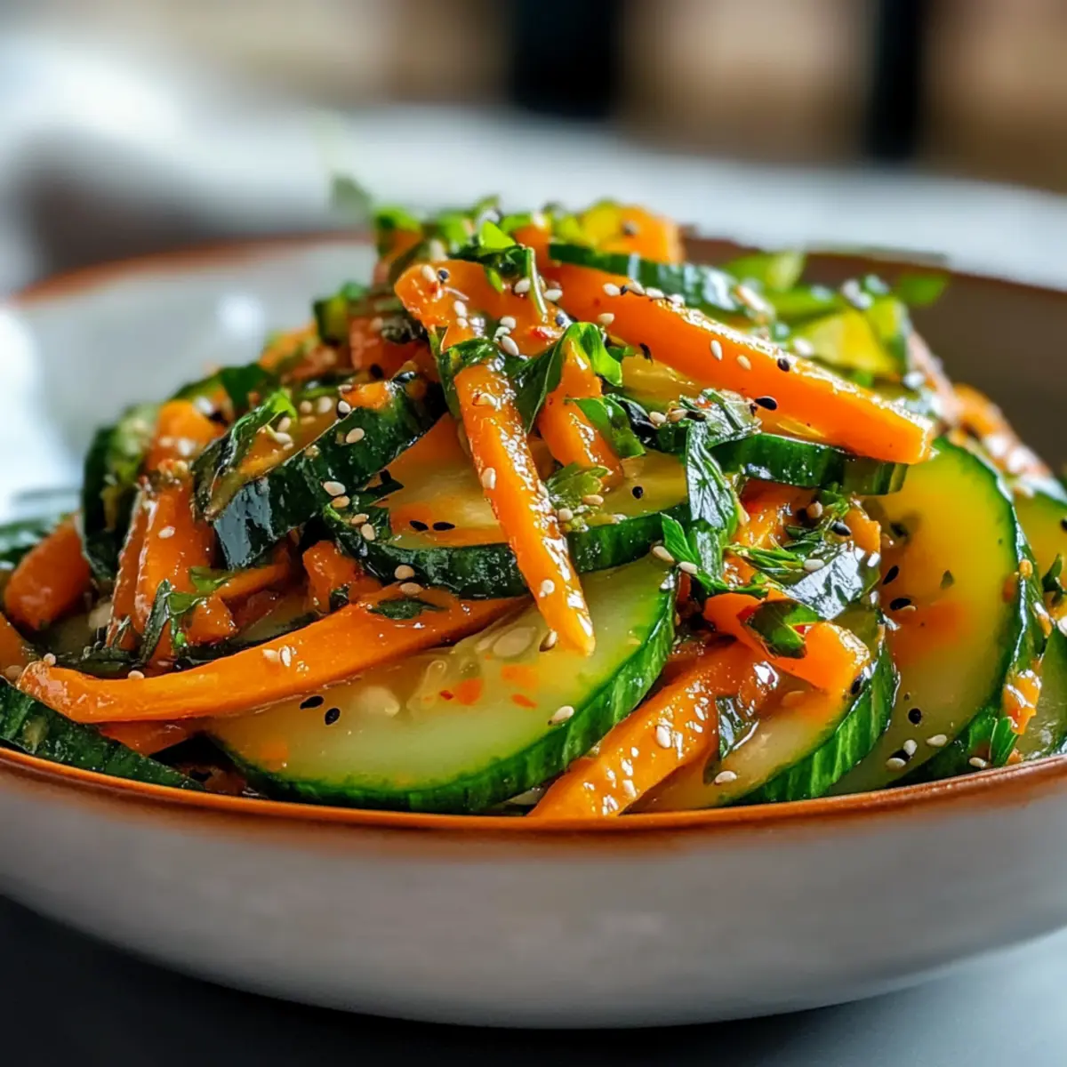 Cucumber Carrot Salad