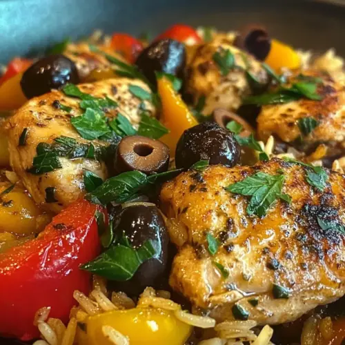 Mediterranean Chicken and Rice
