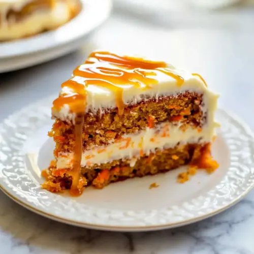 Salted Caramel Carrot Cake