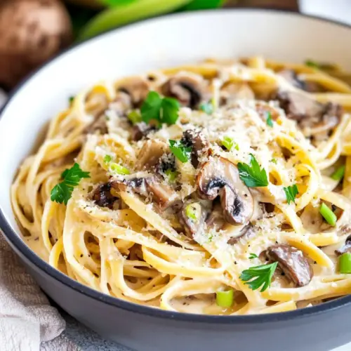 Mushroom and Leek Pasta