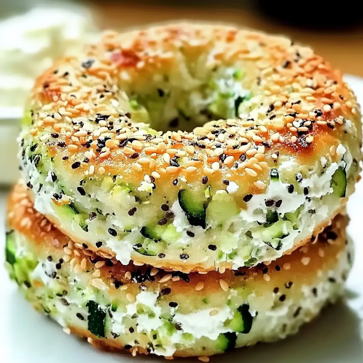 Zucchini Bagels