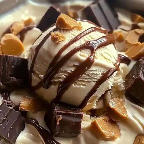 Homemade Moose Tracks Ice Cream