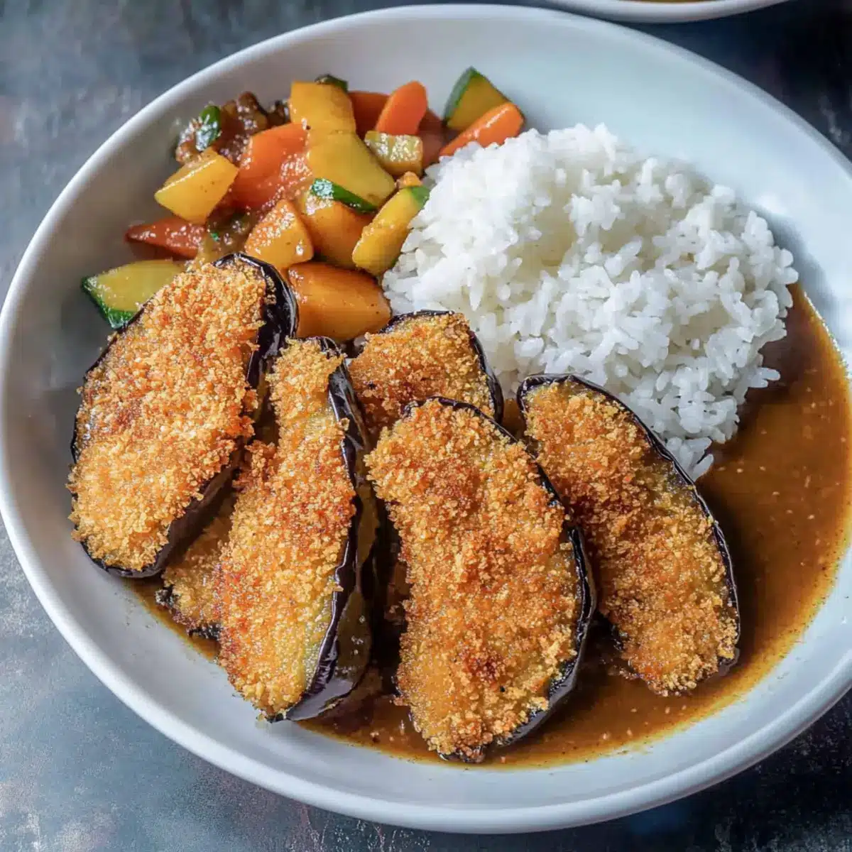 Crispy Eggplant ‘Katsu’