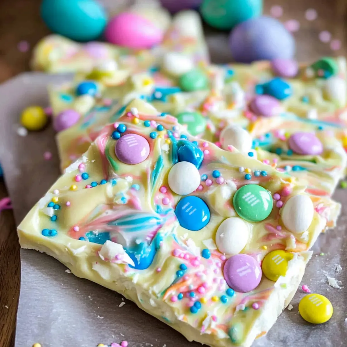White Chocolate Easter Bark