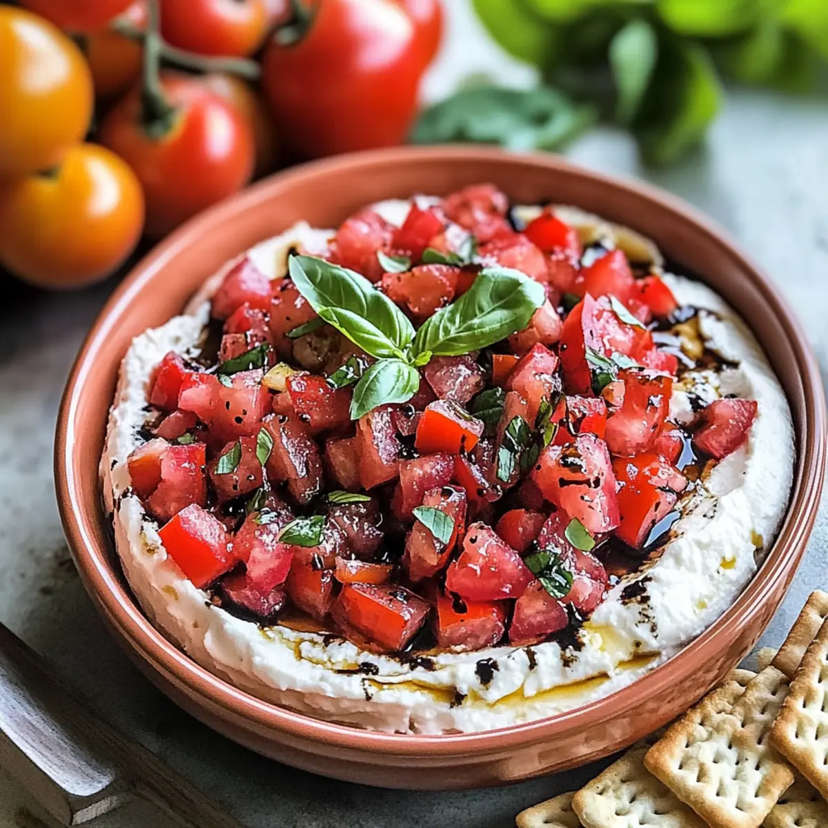 Boursin Bruschetta Dip