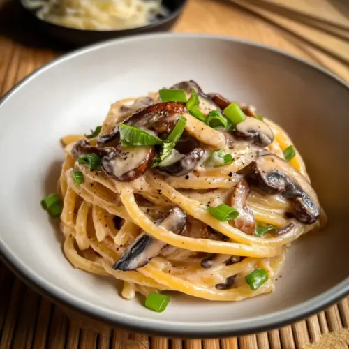 Miso Mushroom Bucatini