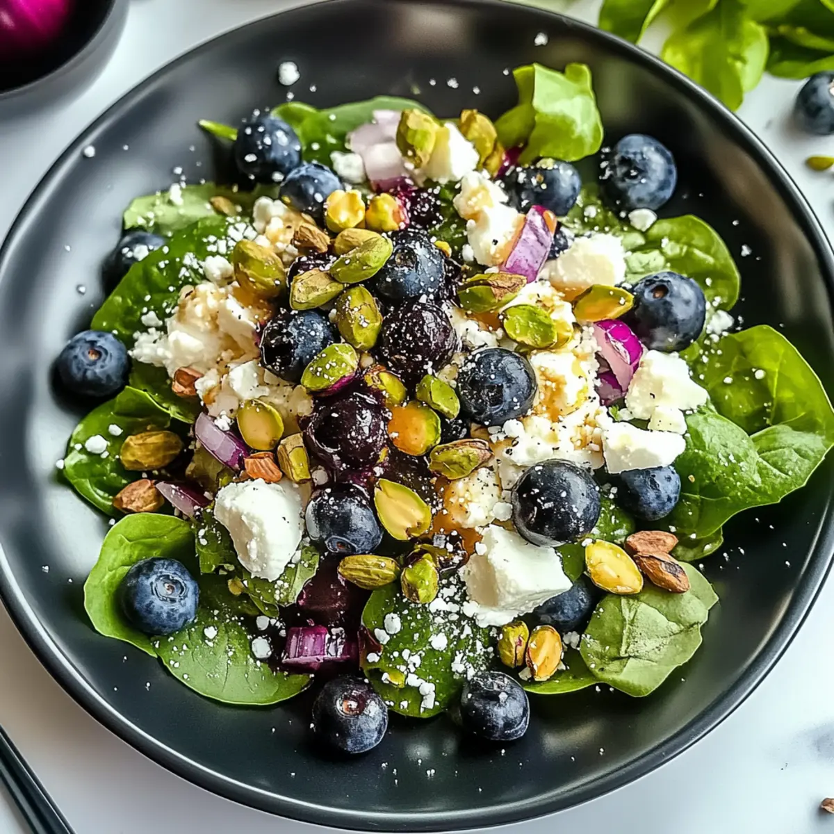 Blueberry Pistachio Spring Salad
