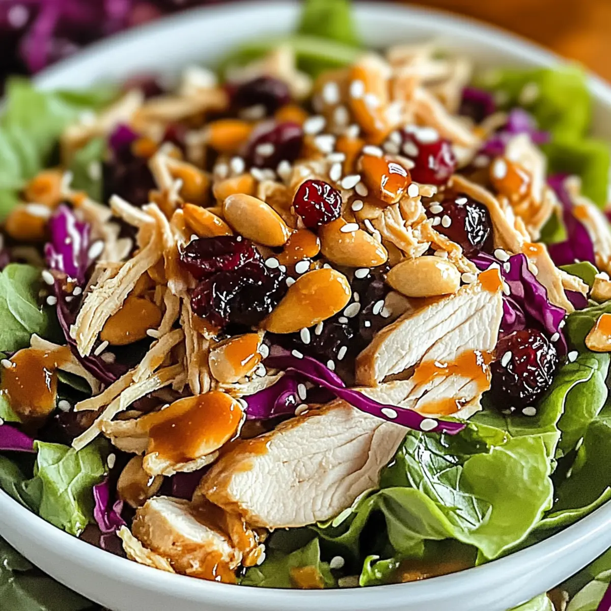 Asian Chicken Cranberry Salad